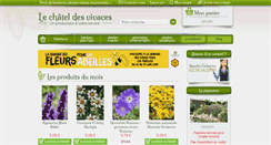 Desktop Screenshot of le-chatel-des-vivaces.com